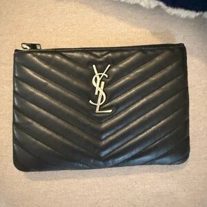 Yves Saint Laurent Black Clutch